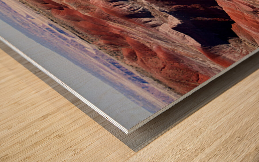 Painted Desert Arizona Colorful Badlands Landscape Wood print